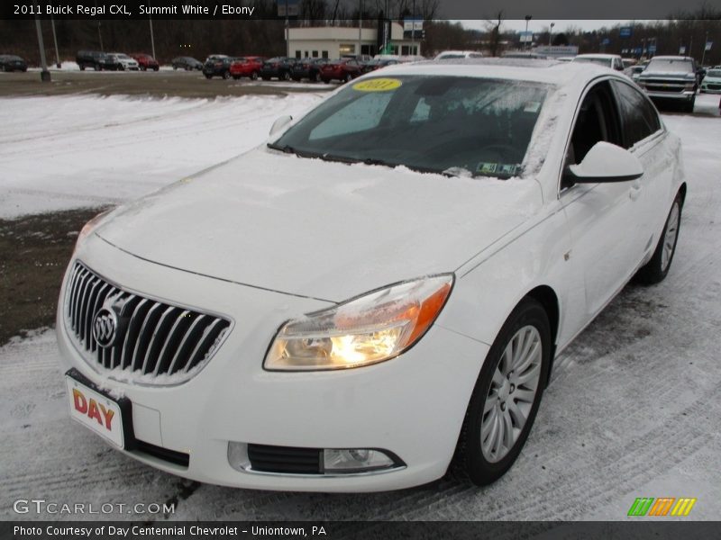 Summit White / Ebony 2011 Buick Regal CXL