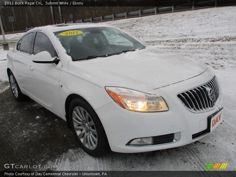 Summit White / Ebony 2011 Buick Regal CXL
