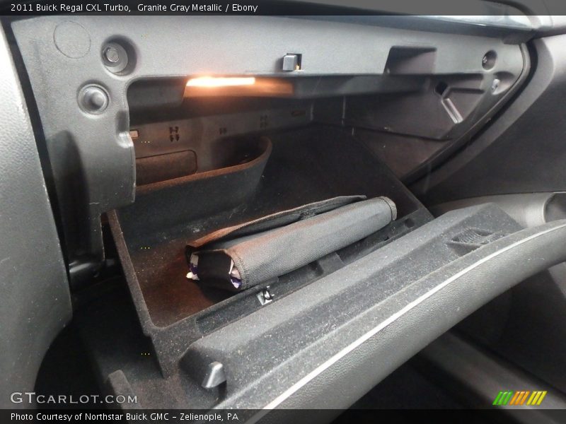 Granite Gray Metallic / Ebony 2011 Buick Regal CXL Turbo