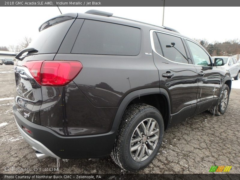 Iridium Metallic / Jet Black 2018 GMC Acadia SLE AWD