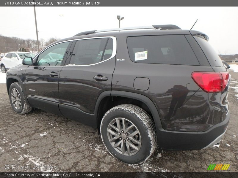 Iridium Metallic / Jet Black 2018 GMC Acadia SLE AWD