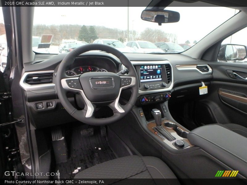 Iridium Metallic / Jet Black 2018 GMC Acadia SLE AWD