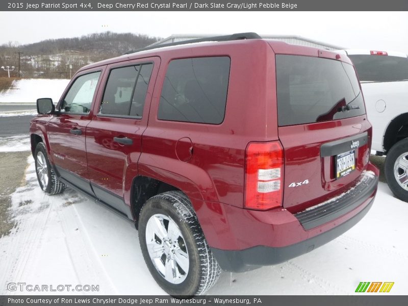 Deep Cherry Red Crystal Pearl / Dark Slate Gray/Light Pebble Beige 2015 Jeep Patriot Sport 4x4