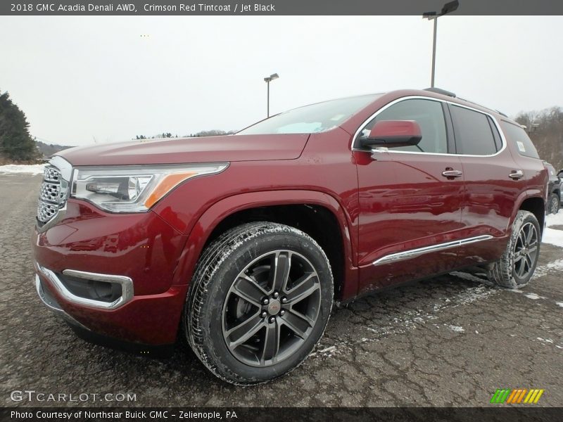 Crimson Red Tintcoat / Jet Black 2018 GMC Acadia Denali AWD