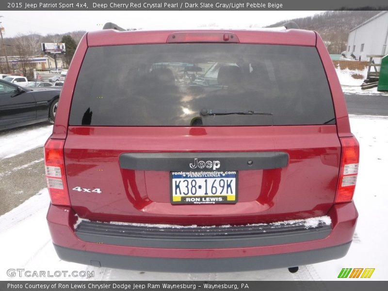 Deep Cherry Red Crystal Pearl / Dark Slate Gray/Light Pebble Beige 2015 Jeep Patriot Sport 4x4