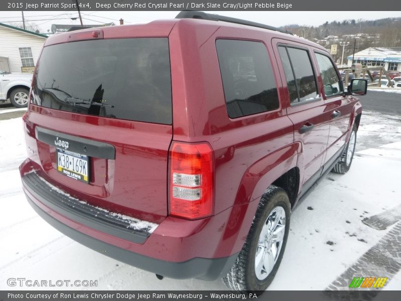 Deep Cherry Red Crystal Pearl / Dark Slate Gray/Light Pebble Beige 2015 Jeep Patriot Sport 4x4