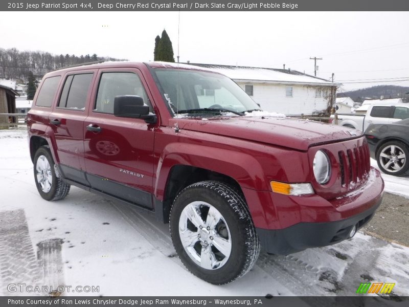 Deep Cherry Red Crystal Pearl / Dark Slate Gray/Light Pebble Beige 2015 Jeep Patriot Sport 4x4