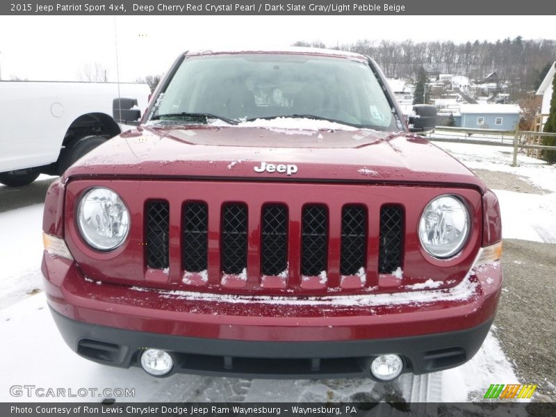 Deep Cherry Red Crystal Pearl / Dark Slate Gray/Light Pebble Beige 2015 Jeep Patriot Sport 4x4