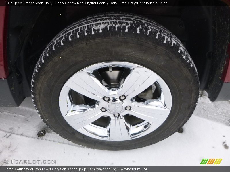 Deep Cherry Red Crystal Pearl / Dark Slate Gray/Light Pebble Beige 2015 Jeep Patriot Sport 4x4