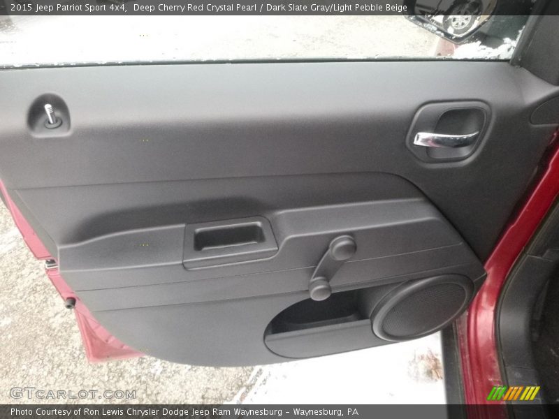 Deep Cherry Red Crystal Pearl / Dark Slate Gray/Light Pebble Beige 2015 Jeep Patriot Sport 4x4