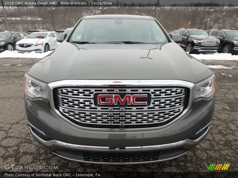 Mineral Metallic / Cocoa/Shale 2018 GMC Acadia Denali AWD