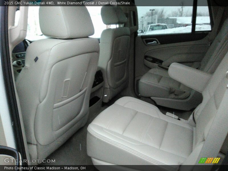 White Diamond Tricoat / Denali Cocoa/Shale 2015 GMC Yukon Denali 4WD