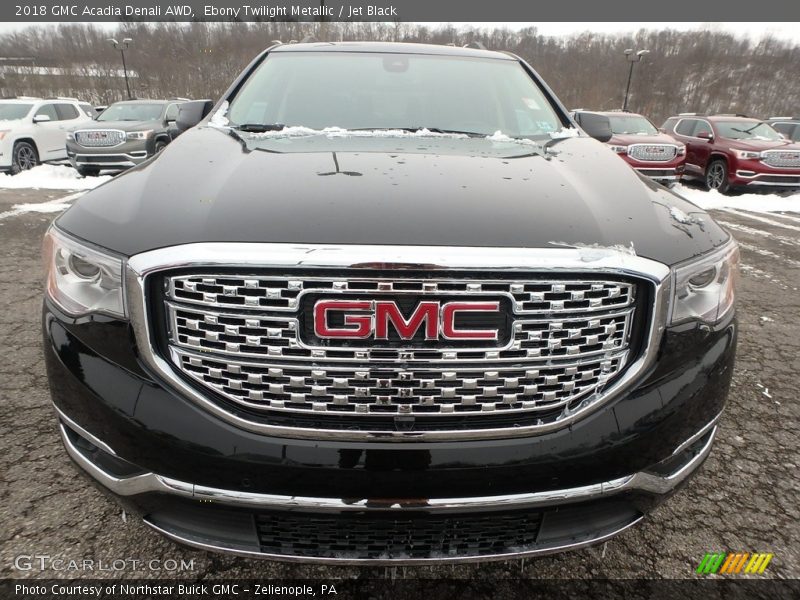 Ebony Twilight Metallic / Jet Black 2018 GMC Acadia Denali AWD