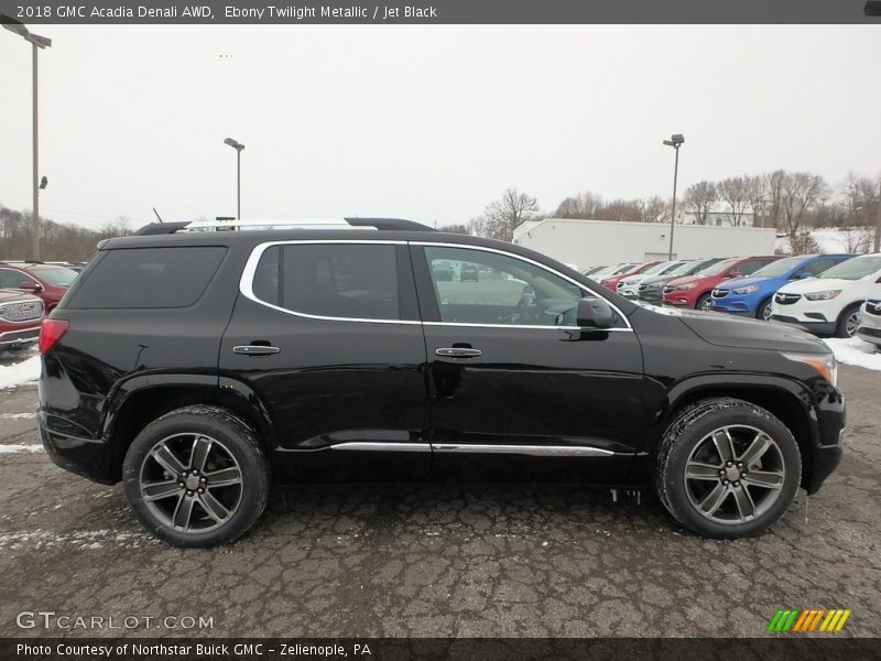 Ebony Twilight Metallic / Jet Black 2018 GMC Acadia Denali AWD