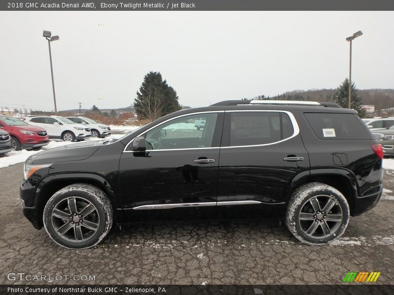 Ebony Twilight Metallic / Jet Black 2018 GMC Acadia Denali AWD