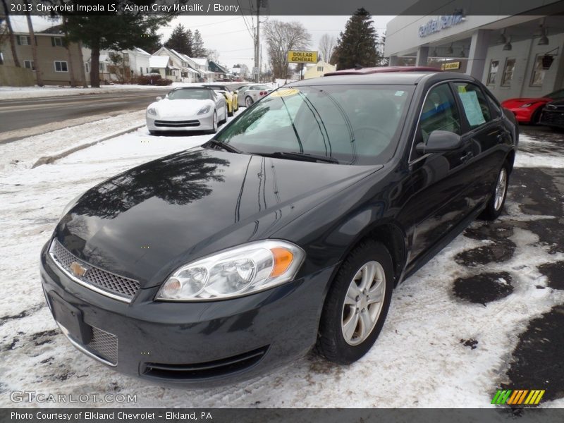 Ashen Gray Metallic / Ebony 2013 Chevrolet Impala LS