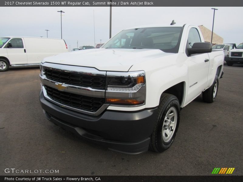 Summit White / Dark Ash/Jet Black 2017 Chevrolet Silverado 1500 WT Regular Cab