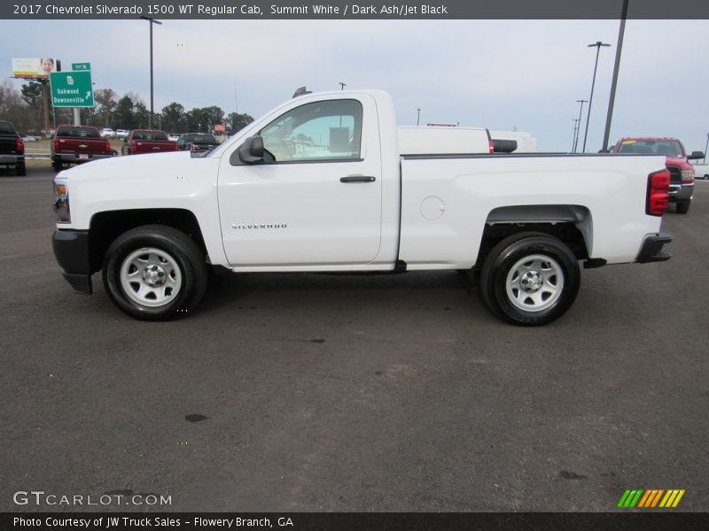 Summit White / Dark Ash/Jet Black 2017 Chevrolet Silverado 1500 WT Regular Cab