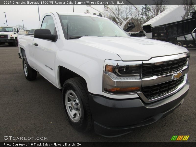 Summit White / Dark Ash/Jet Black 2017 Chevrolet Silverado 1500 WT Regular Cab