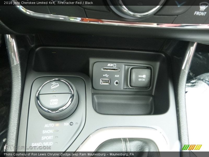 Controls of 2018 Cherokee Limited 4x4