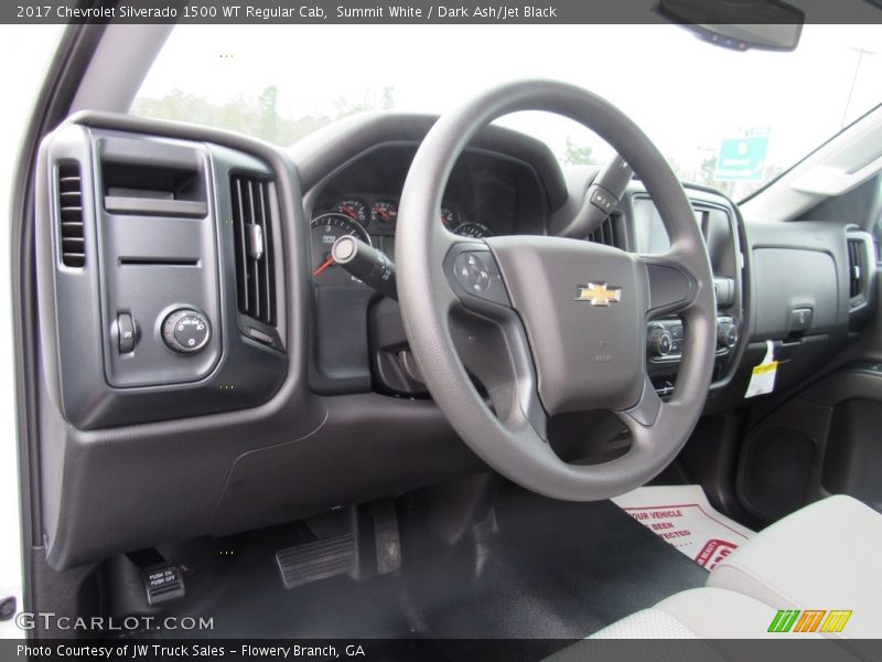 Summit White / Dark Ash/Jet Black 2017 Chevrolet Silverado 1500 WT Regular Cab