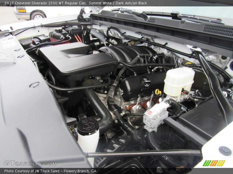 Summit White / Dark Ash/Jet Black 2017 Chevrolet Silverado 1500 WT Regular Cab