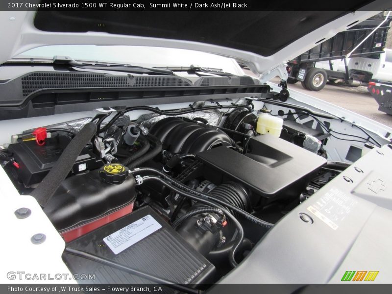Summit White / Dark Ash/Jet Black 2017 Chevrolet Silverado 1500 WT Regular Cab
