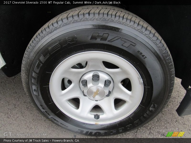 Summit White / Dark Ash/Jet Black 2017 Chevrolet Silverado 1500 WT Regular Cab
