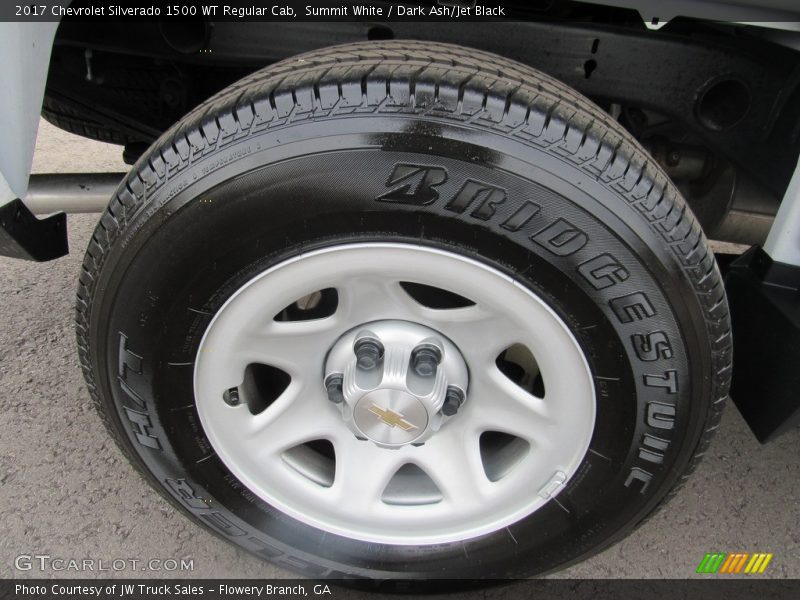 Summit White / Dark Ash/Jet Black 2017 Chevrolet Silverado 1500 WT Regular Cab