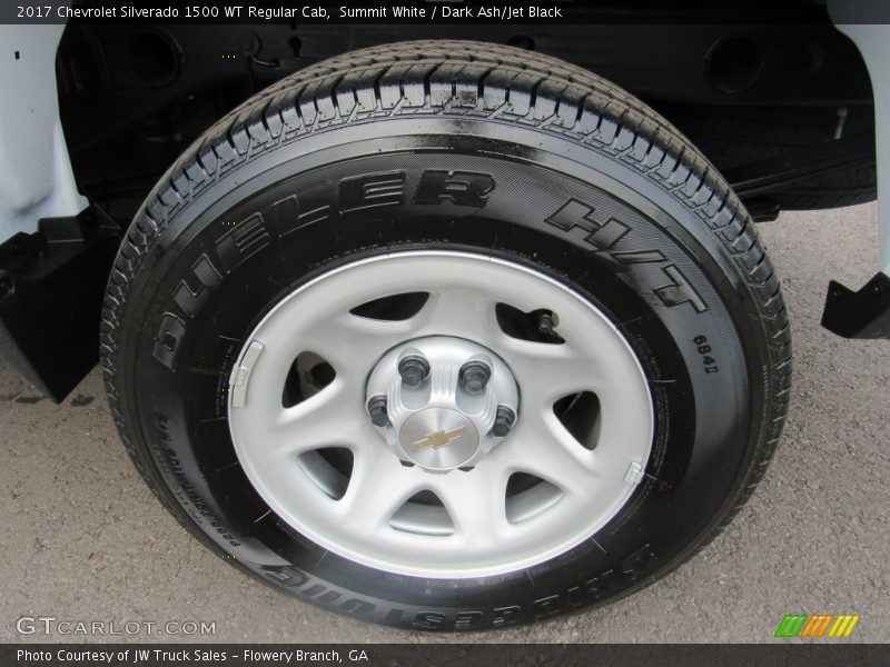 Summit White / Dark Ash/Jet Black 2017 Chevrolet Silverado 1500 WT Regular Cab