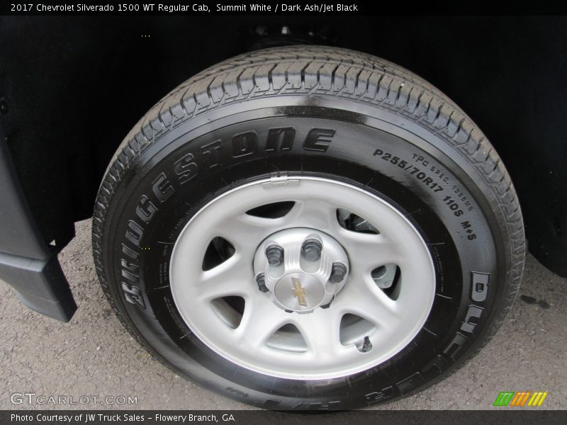 Summit White / Dark Ash/Jet Black 2017 Chevrolet Silverado 1500 WT Regular Cab