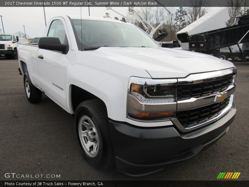 Summit White / Dark Ash/Jet Black 2017 Chevrolet Silverado 1500 WT Regular Cab