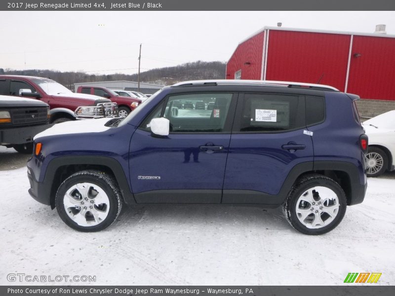 Jetset Blue / Black 2017 Jeep Renegade Limited 4x4