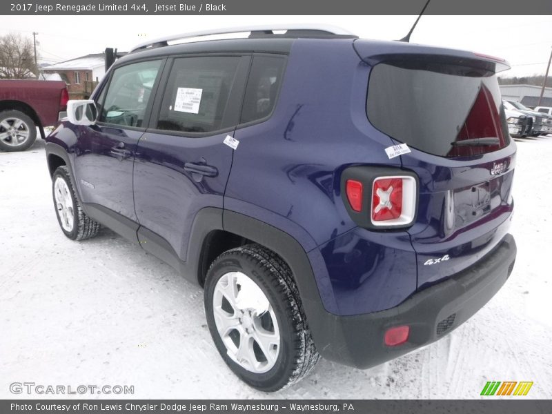 Jetset Blue / Black 2017 Jeep Renegade Limited 4x4