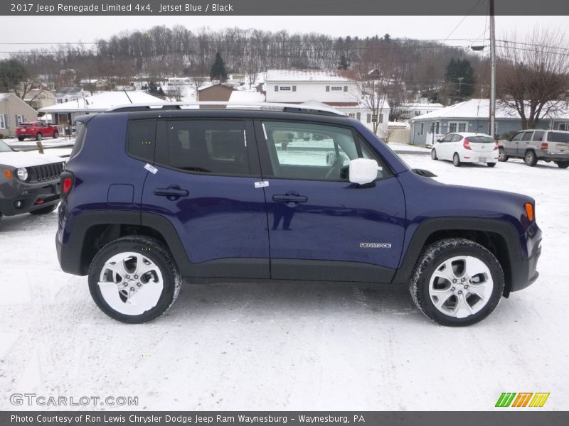 Jetset Blue / Black 2017 Jeep Renegade Limited 4x4