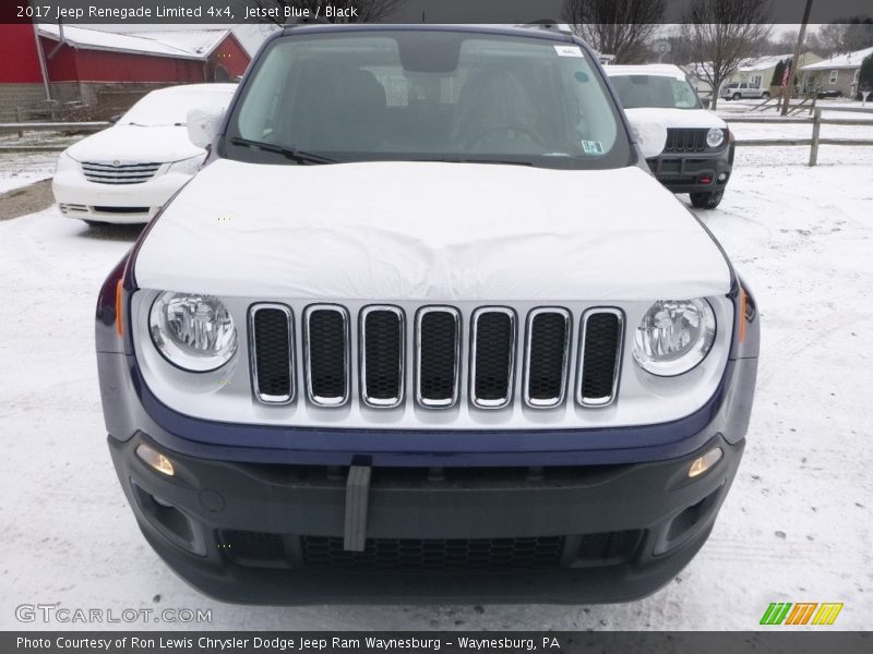 Jetset Blue / Black 2017 Jeep Renegade Limited 4x4