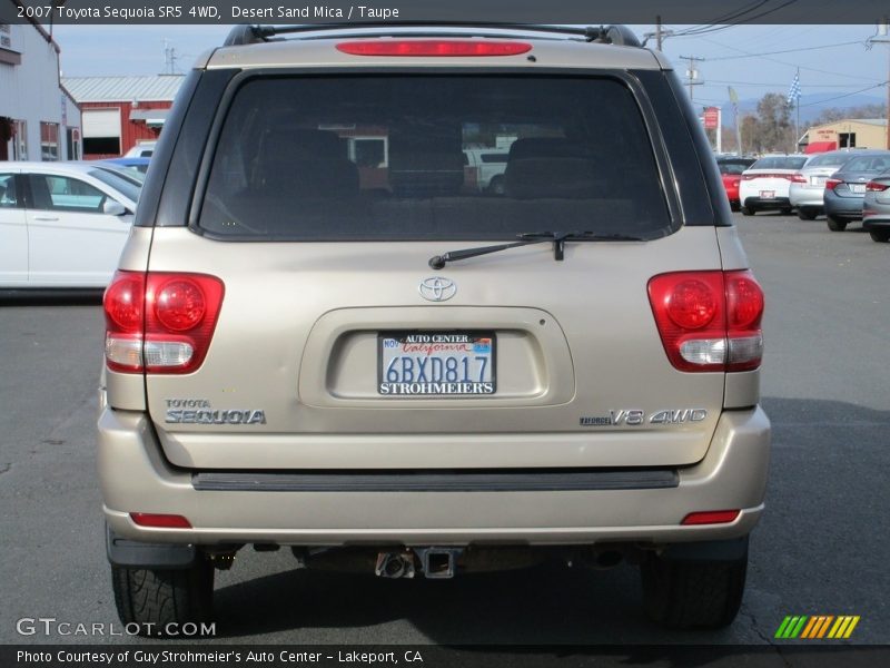 Desert Sand Mica / Taupe 2007 Toyota Sequoia SR5 4WD