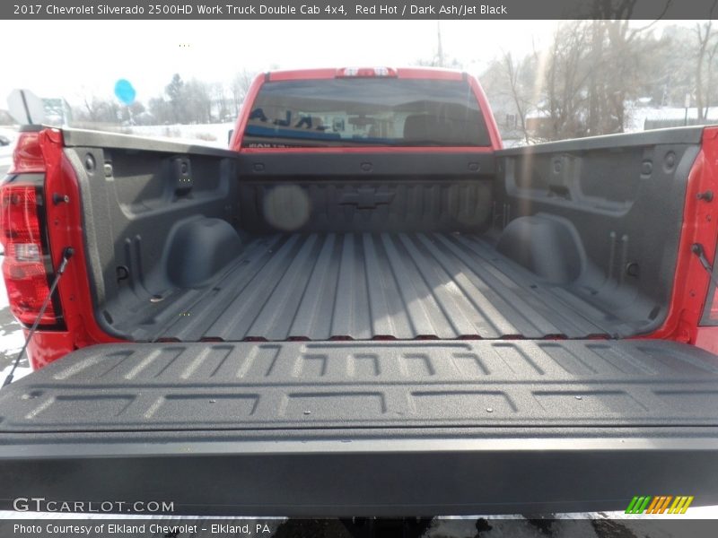 Red Hot / Dark Ash/Jet Black 2017 Chevrolet Silverado 2500HD Work Truck Double Cab 4x4