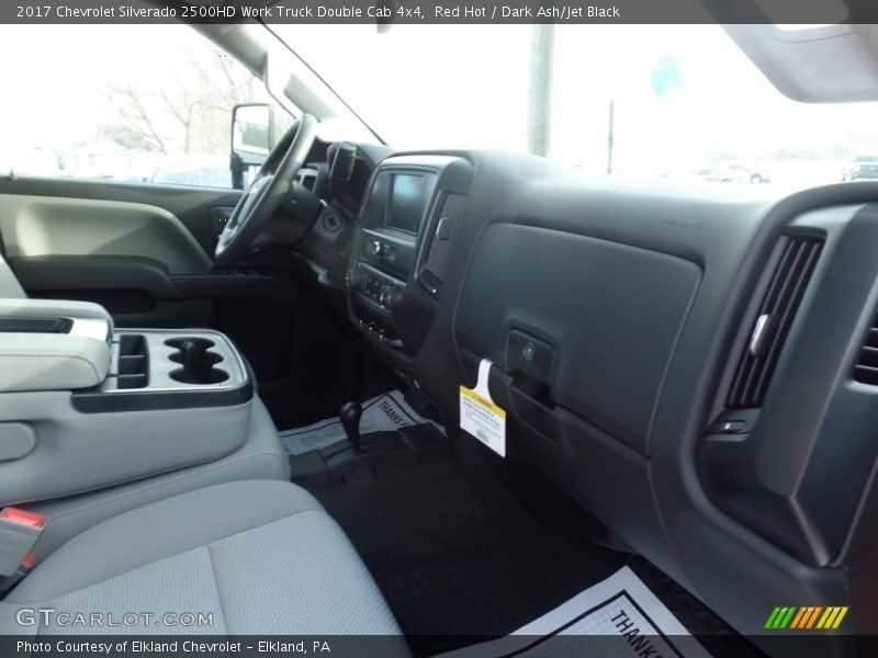 Red Hot / Dark Ash/Jet Black 2017 Chevrolet Silverado 2500HD Work Truck Double Cab 4x4