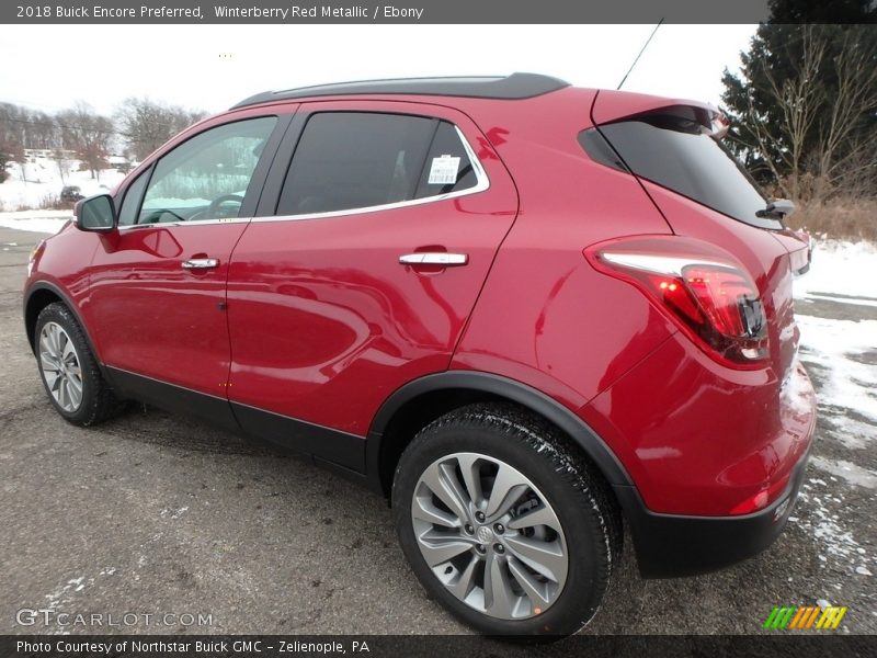 Winterberry Red Metallic / Ebony 2018 Buick Encore Preferred