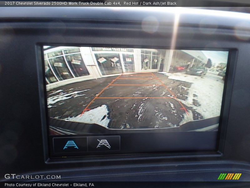 Red Hot / Dark Ash/Jet Black 2017 Chevrolet Silverado 2500HD Work Truck Double Cab 4x4