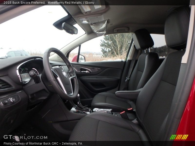 Winterberry Red Metallic / Ebony 2018 Buick Encore Preferred