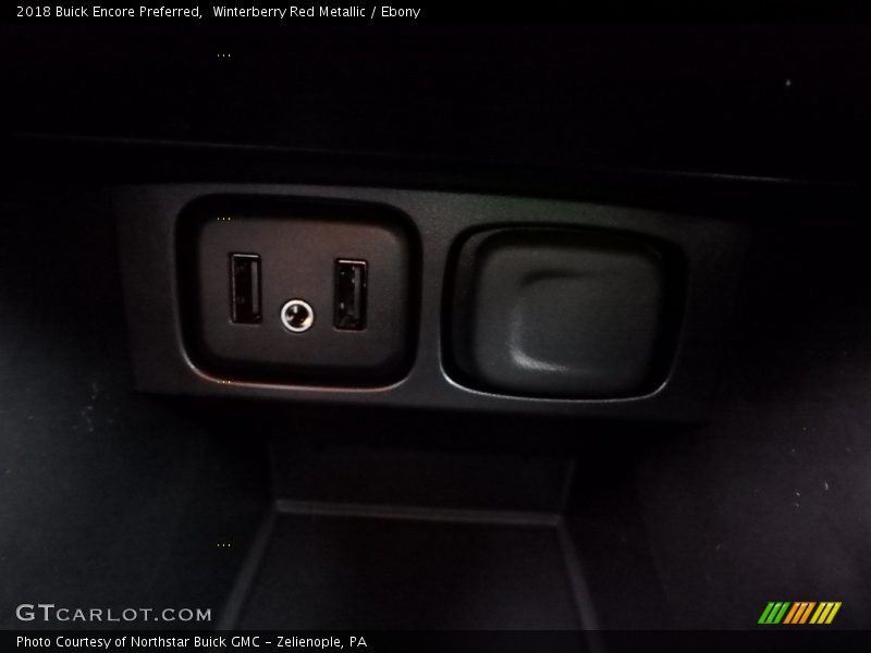 Winterberry Red Metallic / Ebony 2018 Buick Encore Preferred