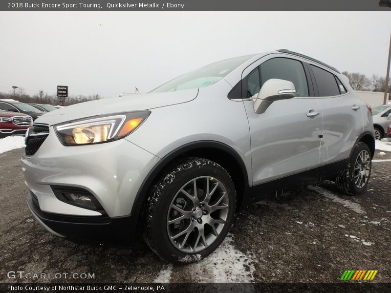 Quicksilver Metallic / Ebony 2018 Buick Encore Sport Touring