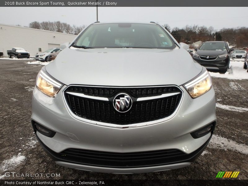 Quicksilver Metallic / Ebony 2018 Buick Encore Sport Touring