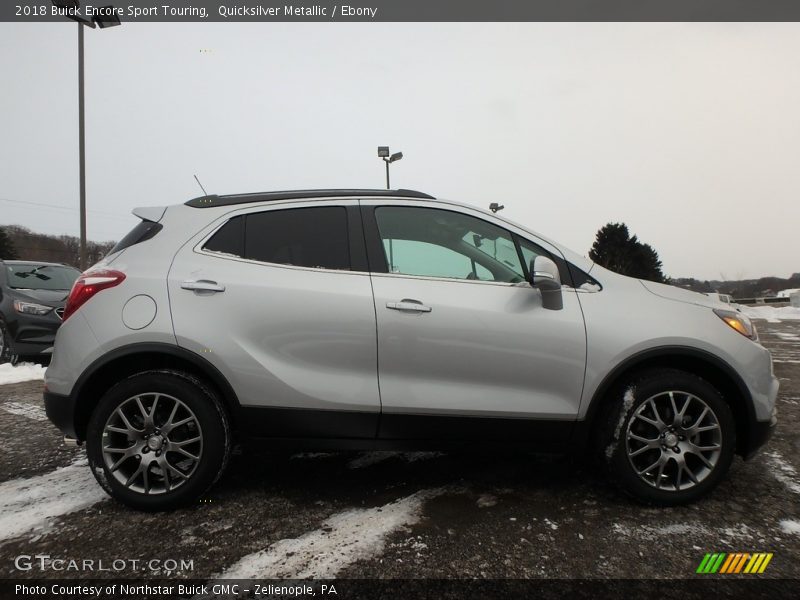 Quicksilver Metallic / Ebony 2018 Buick Encore Sport Touring
