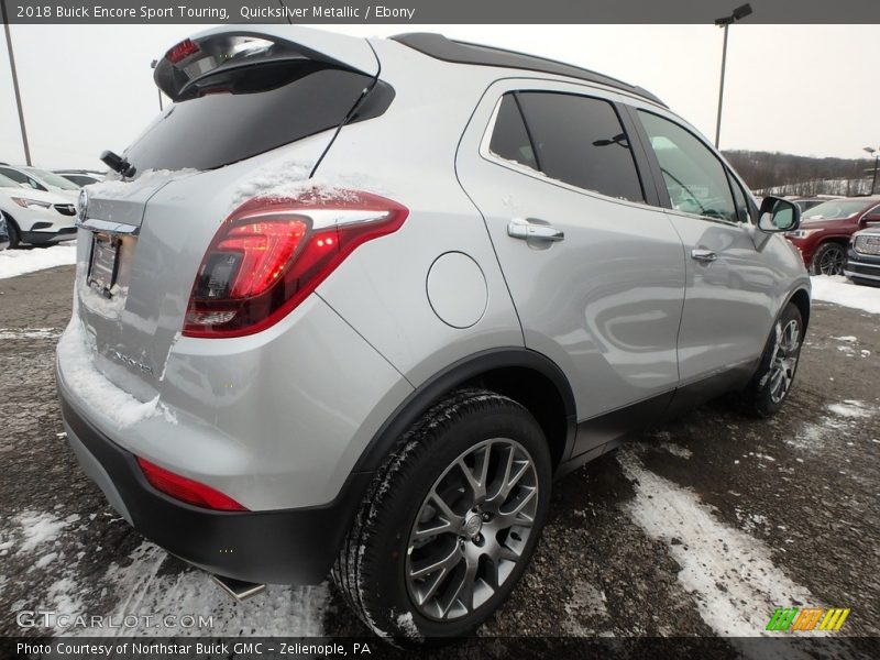 Quicksilver Metallic / Ebony 2018 Buick Encore Sport Touring