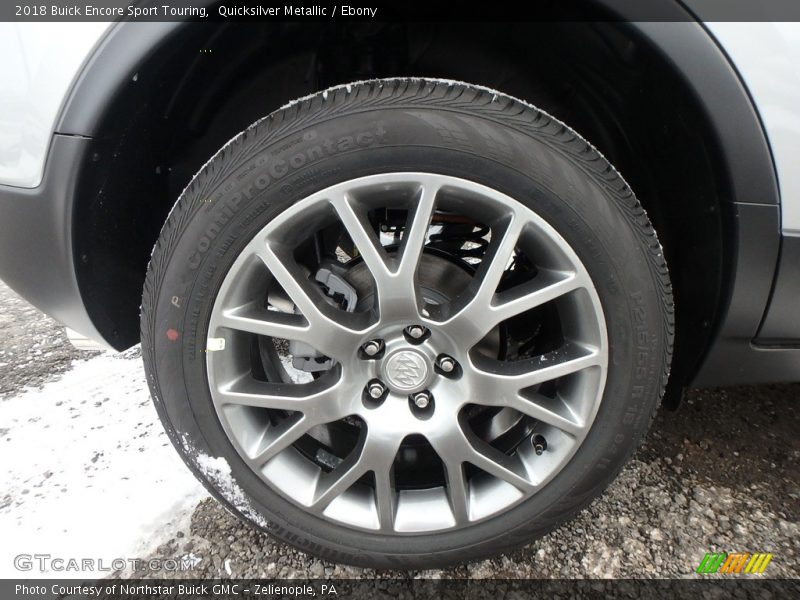 Quicksilver Metallic / Ebony 2018 Buick Encore Sport Touring
