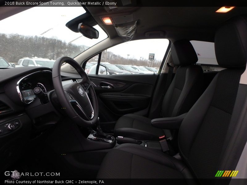 Quicksilver Metallic / Ebony 2018 Buick Encore Sport Touring