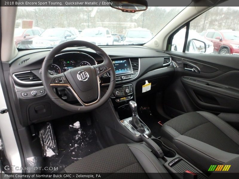 Quicksilver Metallic / Ebony 2018 Buick Encore Sport Touring